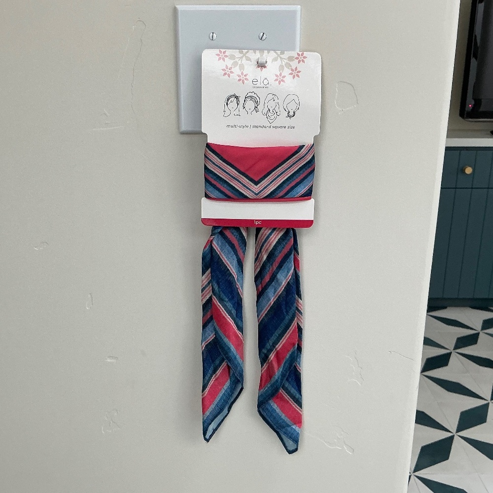 Ela Accessories- Striped Bandana 100% Polyester